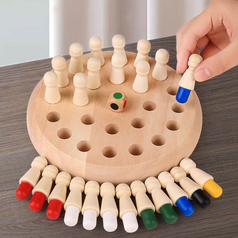 Wooden Memory Matchstick Chess - đánh giá và giá Board Game Oath