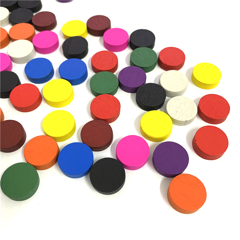 50pieces 15*5MM 11 Colors Wood - đánh giá và giá Board Game Sequence