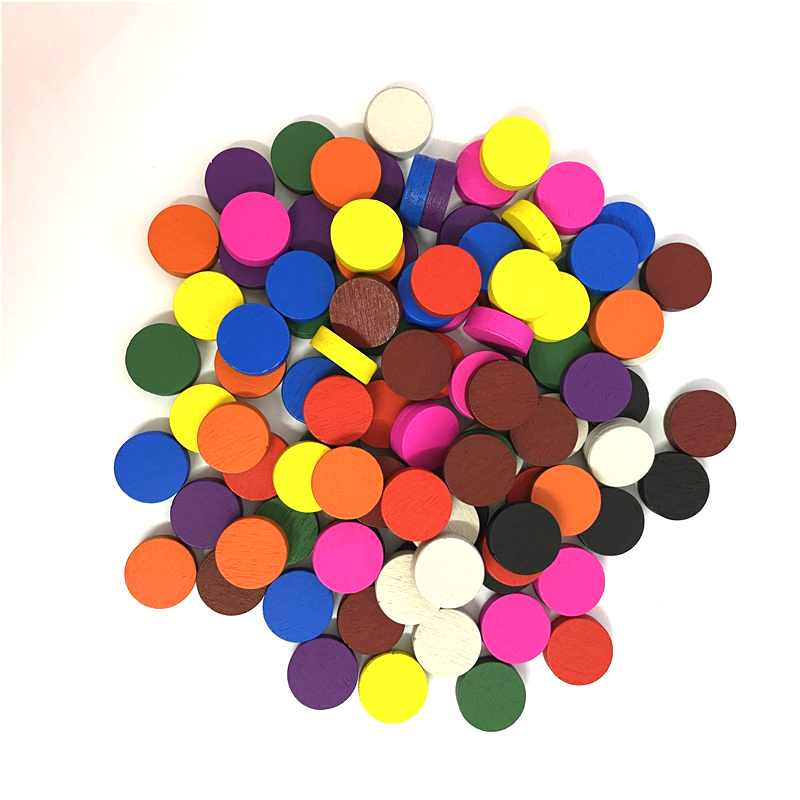 100pieces Diameter 15*5MM Wood - đánh giá và giá Board Game Sequence