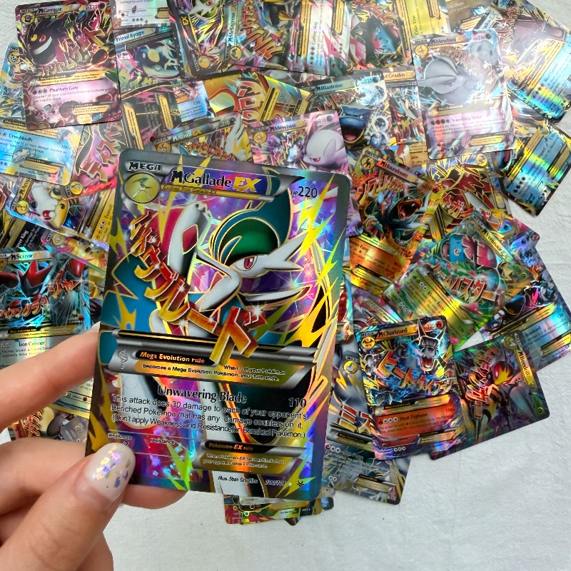 60pcs Mega Pokemon EX Trading  - đánh giá và giá Board Game Monster