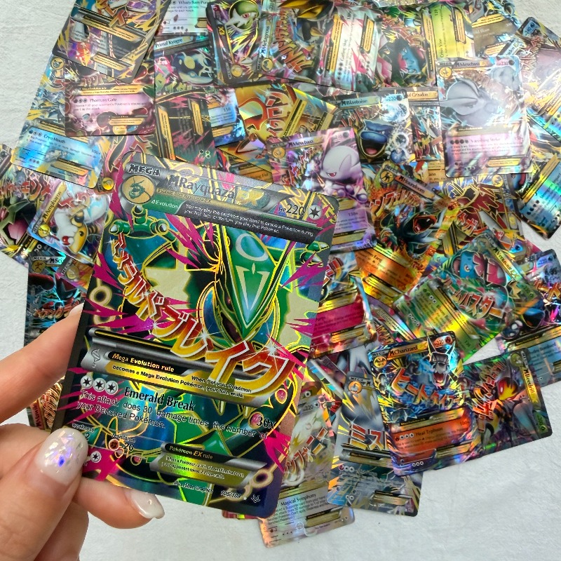 60pcs Mega Pokemon EX Trading  - đánh giá và giá Board Game Monster