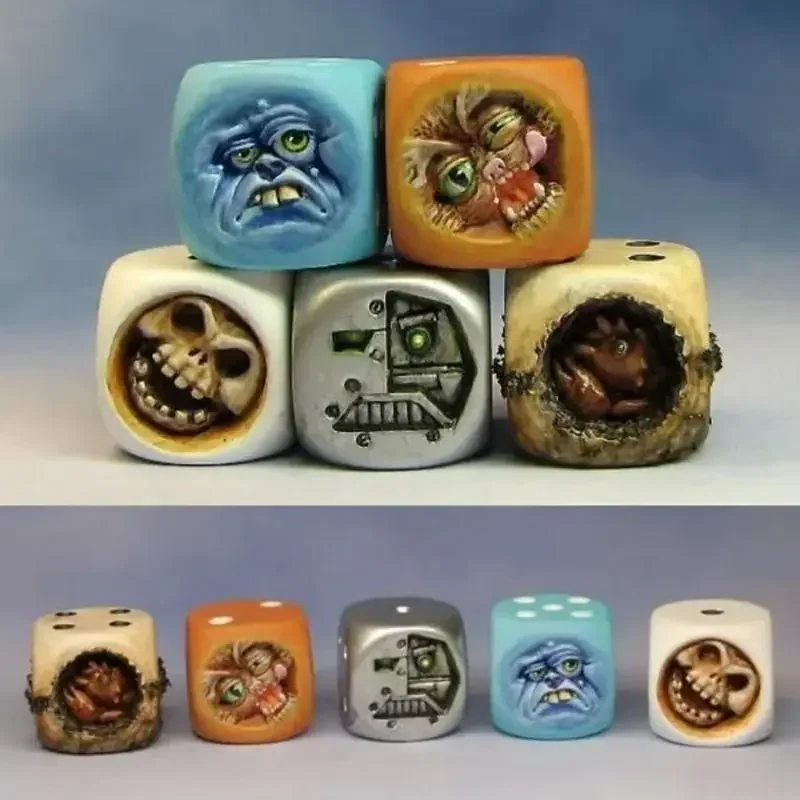 Resin Monster Face Dice Set Ha - đánh giá và giá Board Game Monster