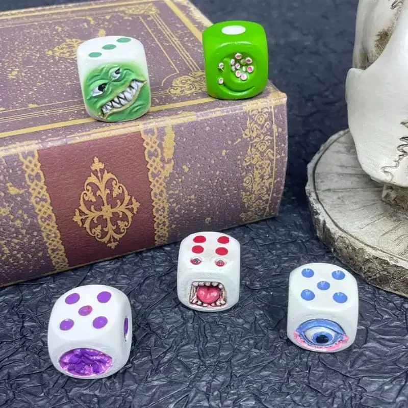 Resin Monster Face Dice Set Ha - đánh giá và giá Board Game Monster