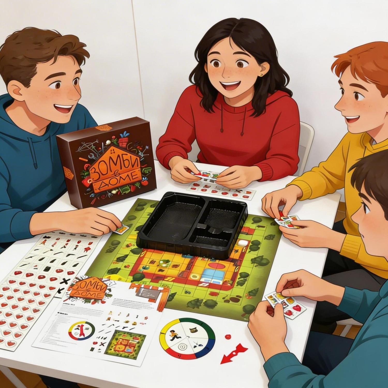 Russian Version Zombie Surviva - đánh giá và giá Board Game Zombies